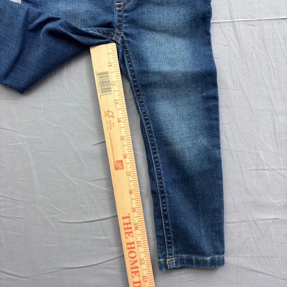 Garanimals‎ Toddler Girls Dark Wash Skinny Jeans Size 3T Adjustable Waist